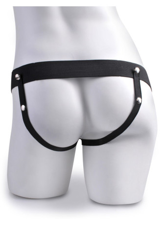 8" Hollow Rechargeable Strap-on with Remote